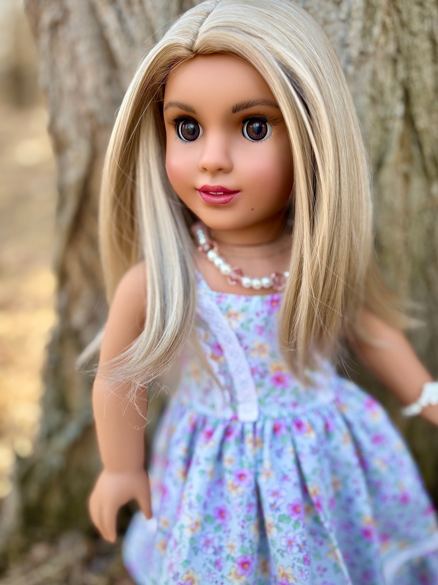 Hand Painted Custom American Girl Doll Romy