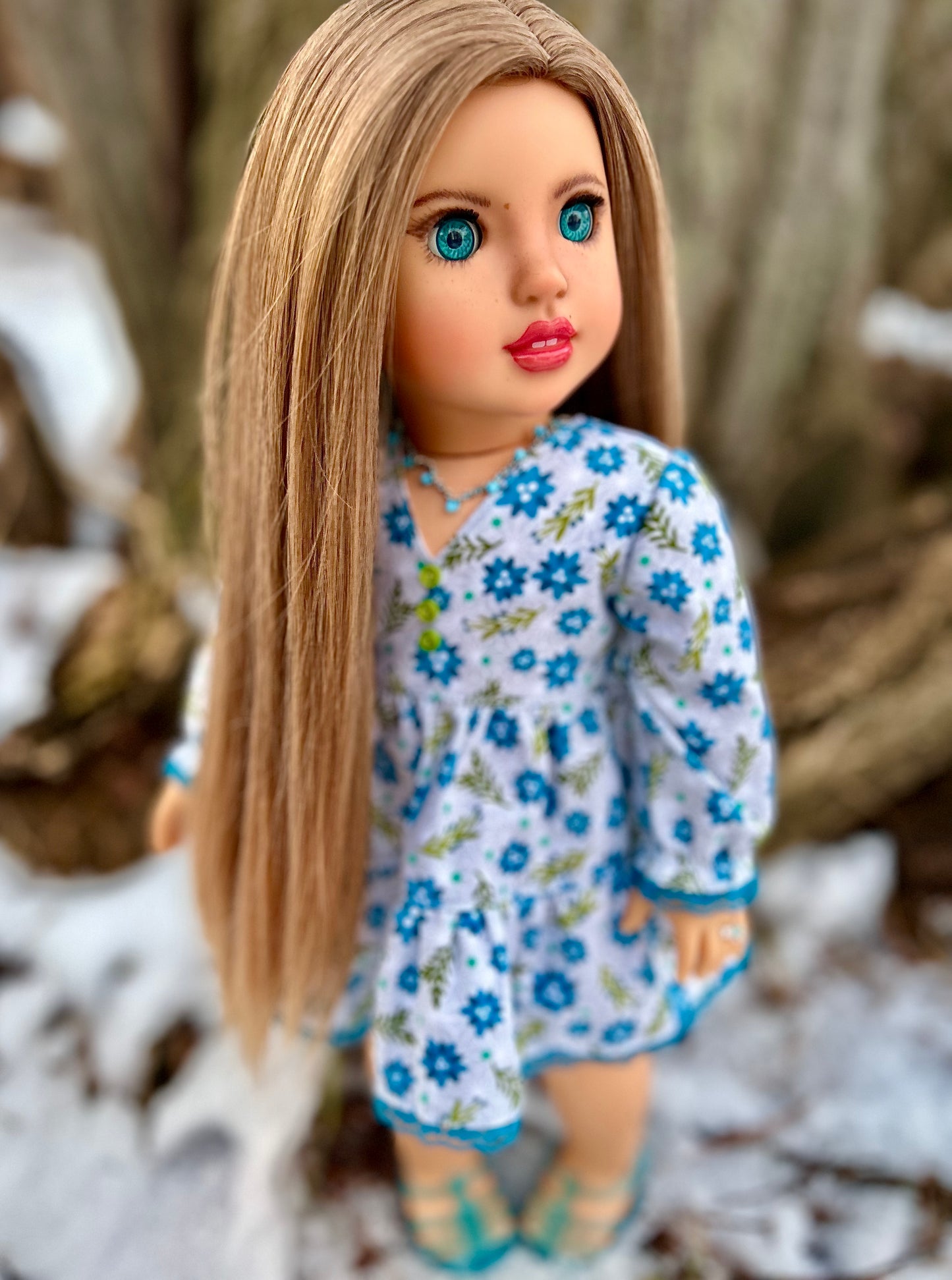 Hand Painted Custom American Girl Doll Eira
