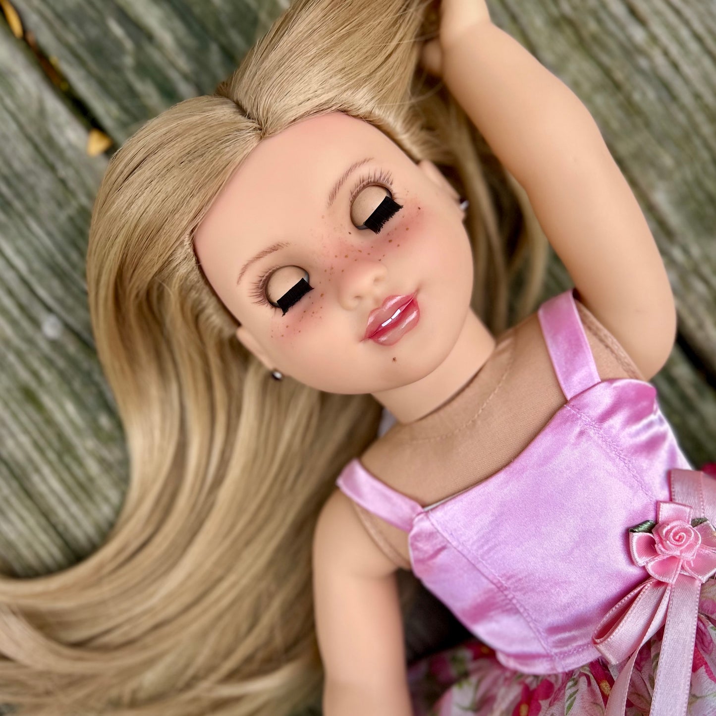 Hand Painted Custom American Girl Doll Colette