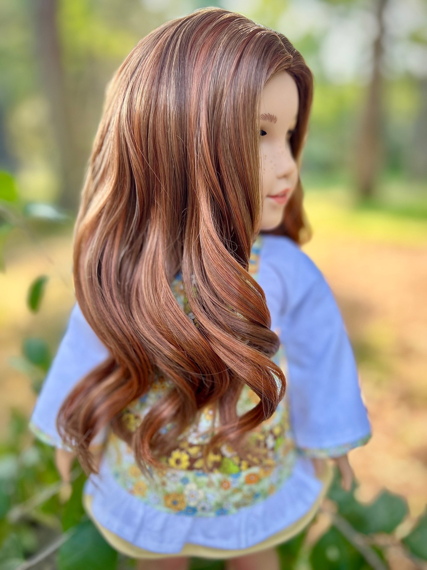 Peach Pumpkin 10-11 Wig for 18”