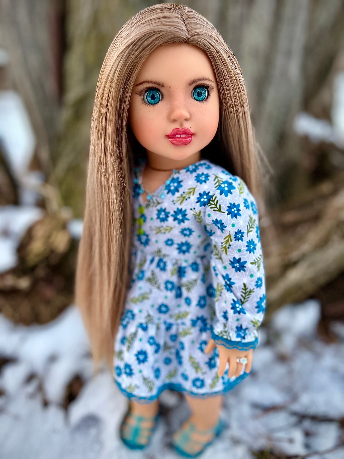 Hand Painted Custom American Girl Doll Eira