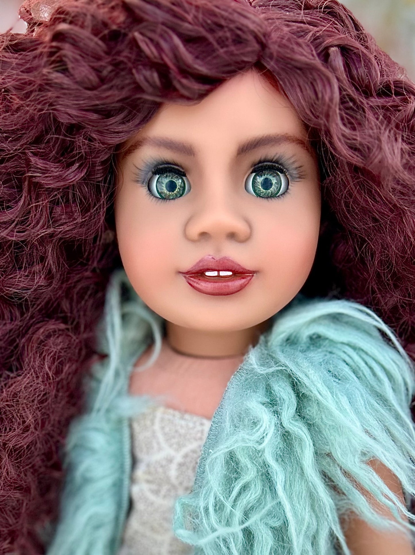 Hand Painted Custom American Girl Doll Kamaria