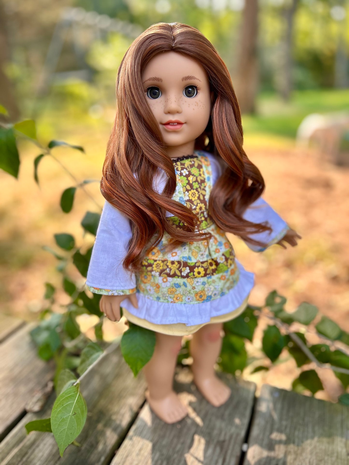 Peach Pumpkin 10-11 Wig for 18”