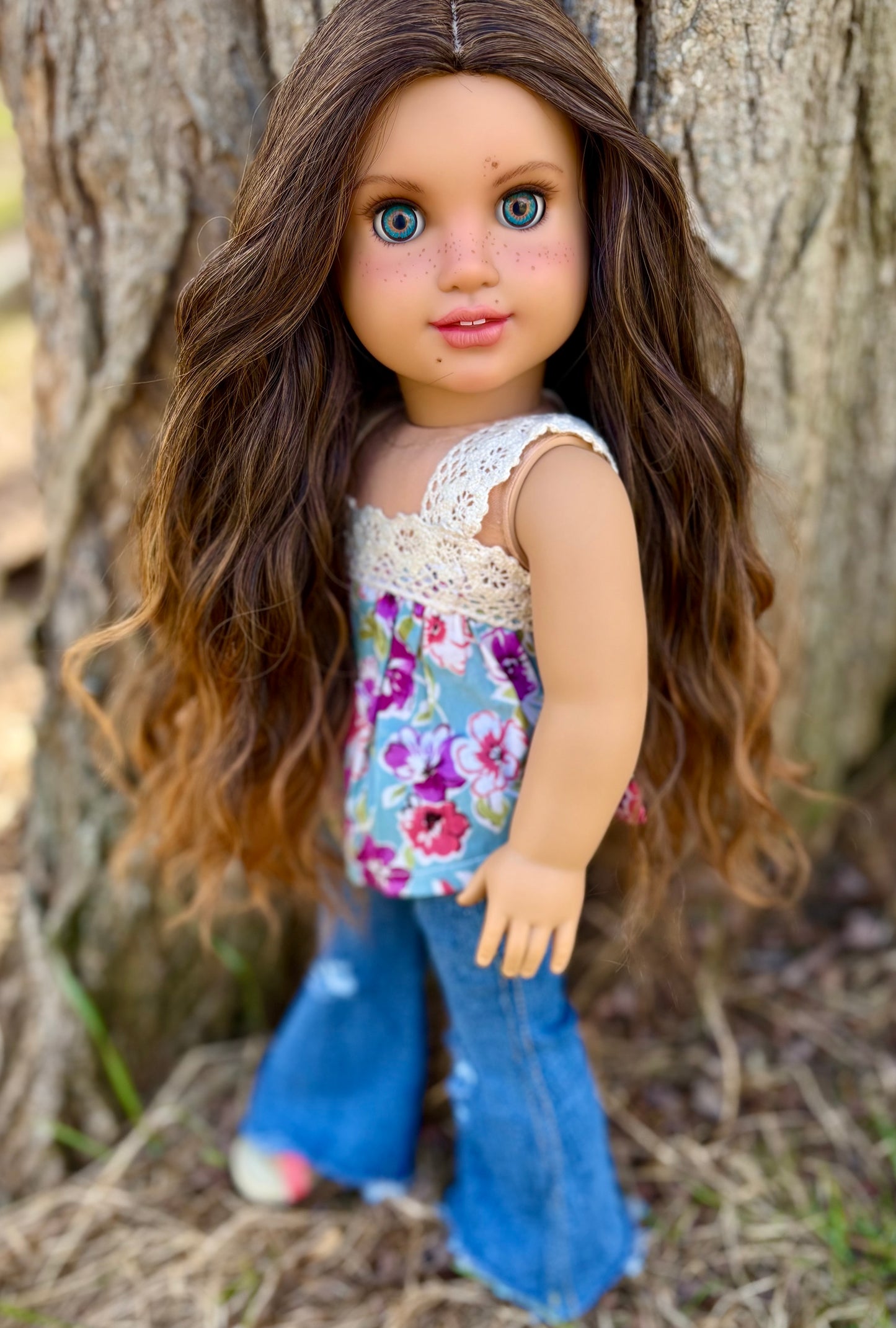 Hand Painted Custom American Girl Doll Elissa