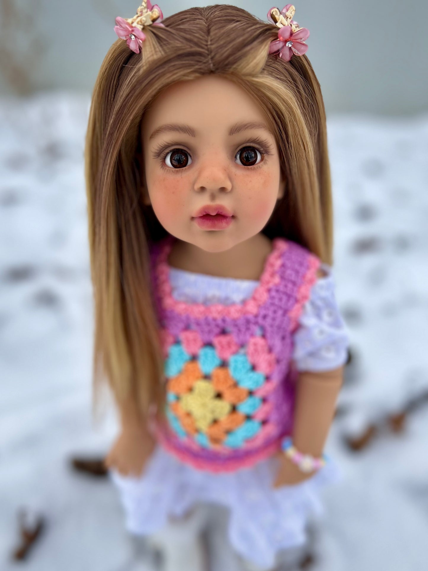 Hand Painted Custom Gotz Happy Kidz Doll Nora (Greta)