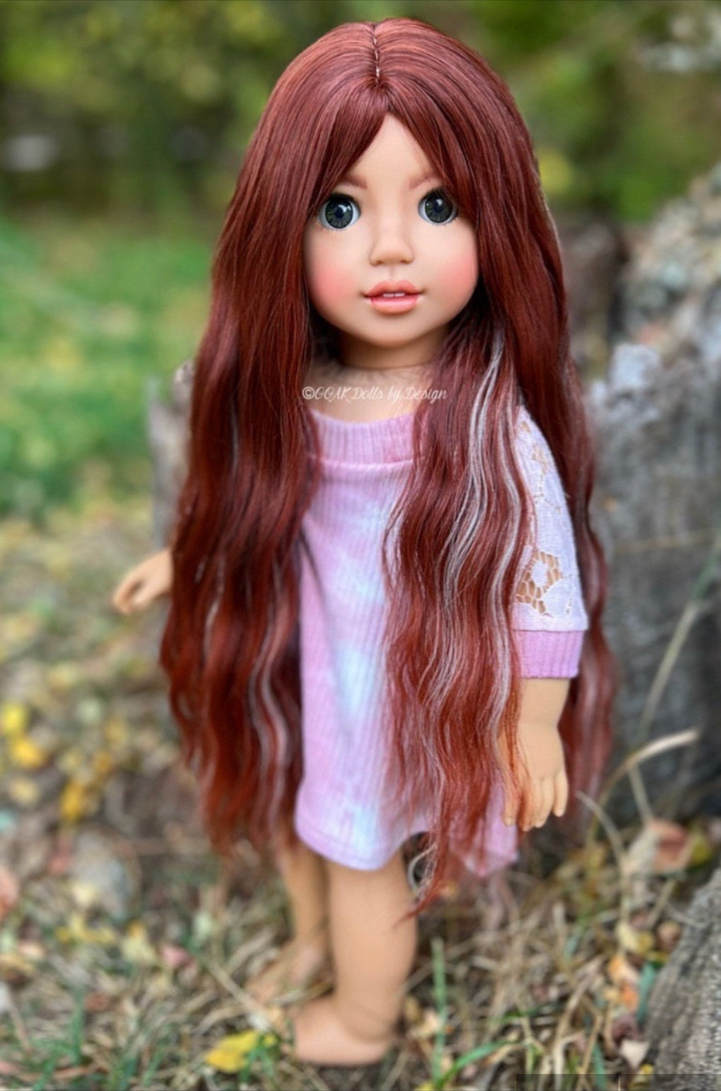 Mookaite Jasper 10-11 Wig for 18” Dolls