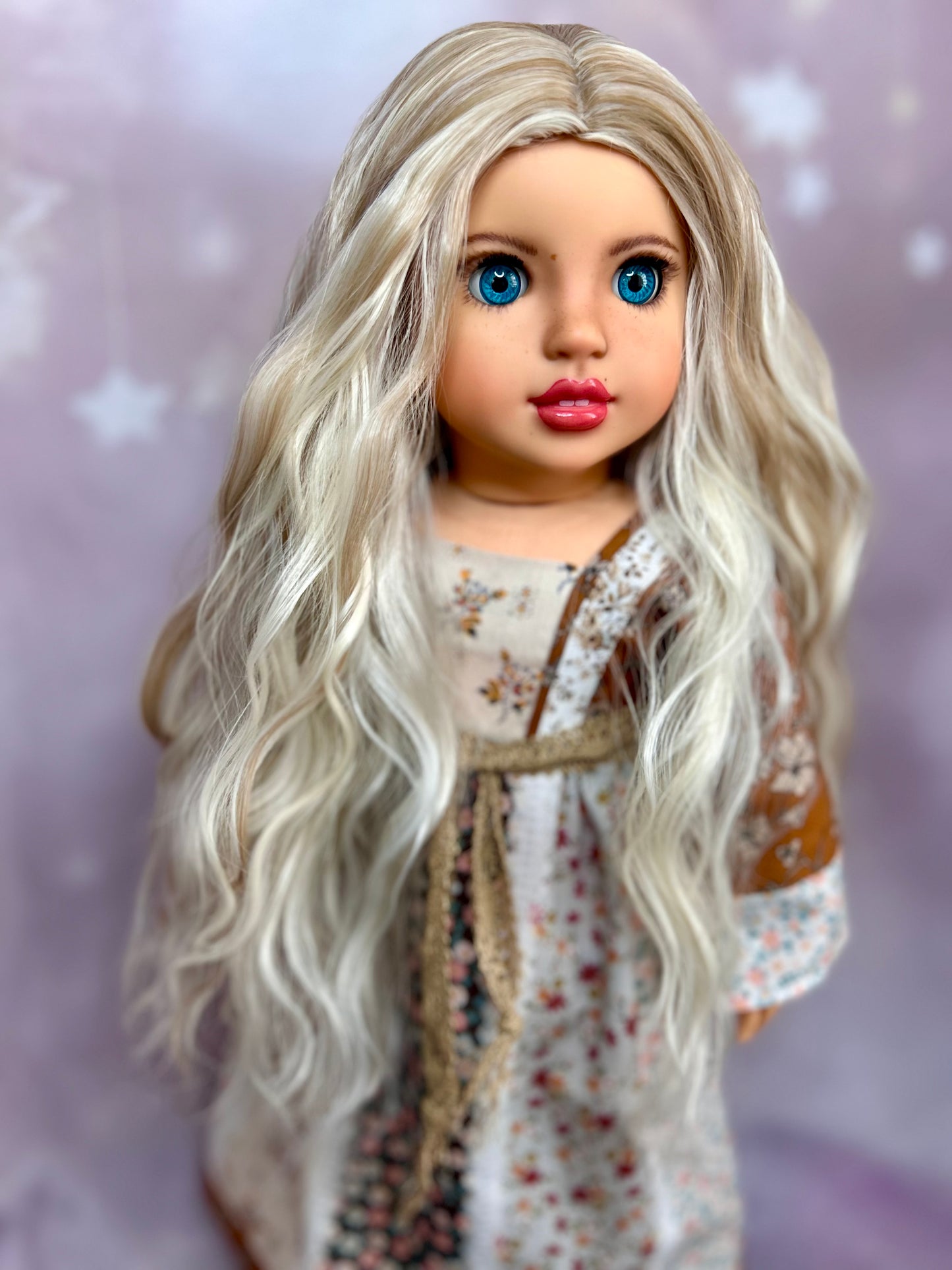 Moonlit Frost 10-11 Wig for 18” Doll