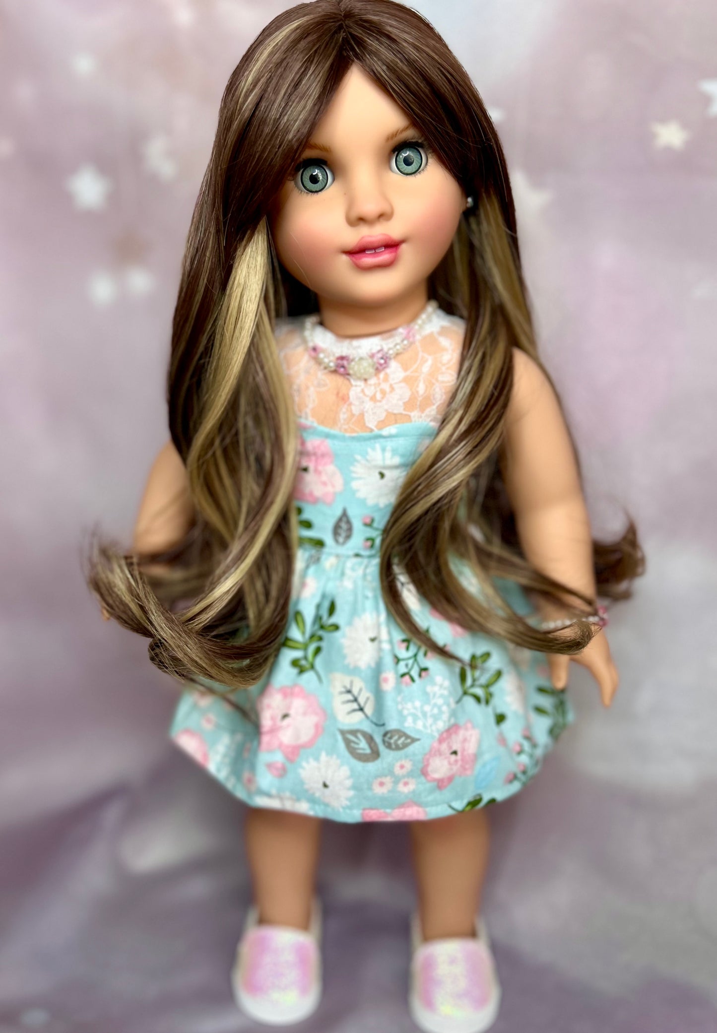 Teddy Bear 10-11 Fringe Wig for 18” Doll