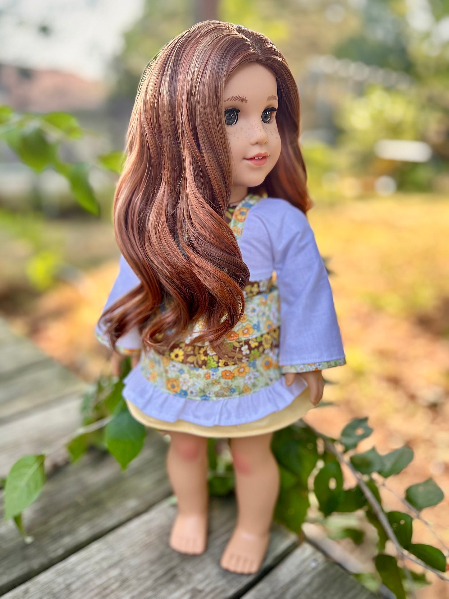 Peach Pumpkin 10-11 Wig for 18”