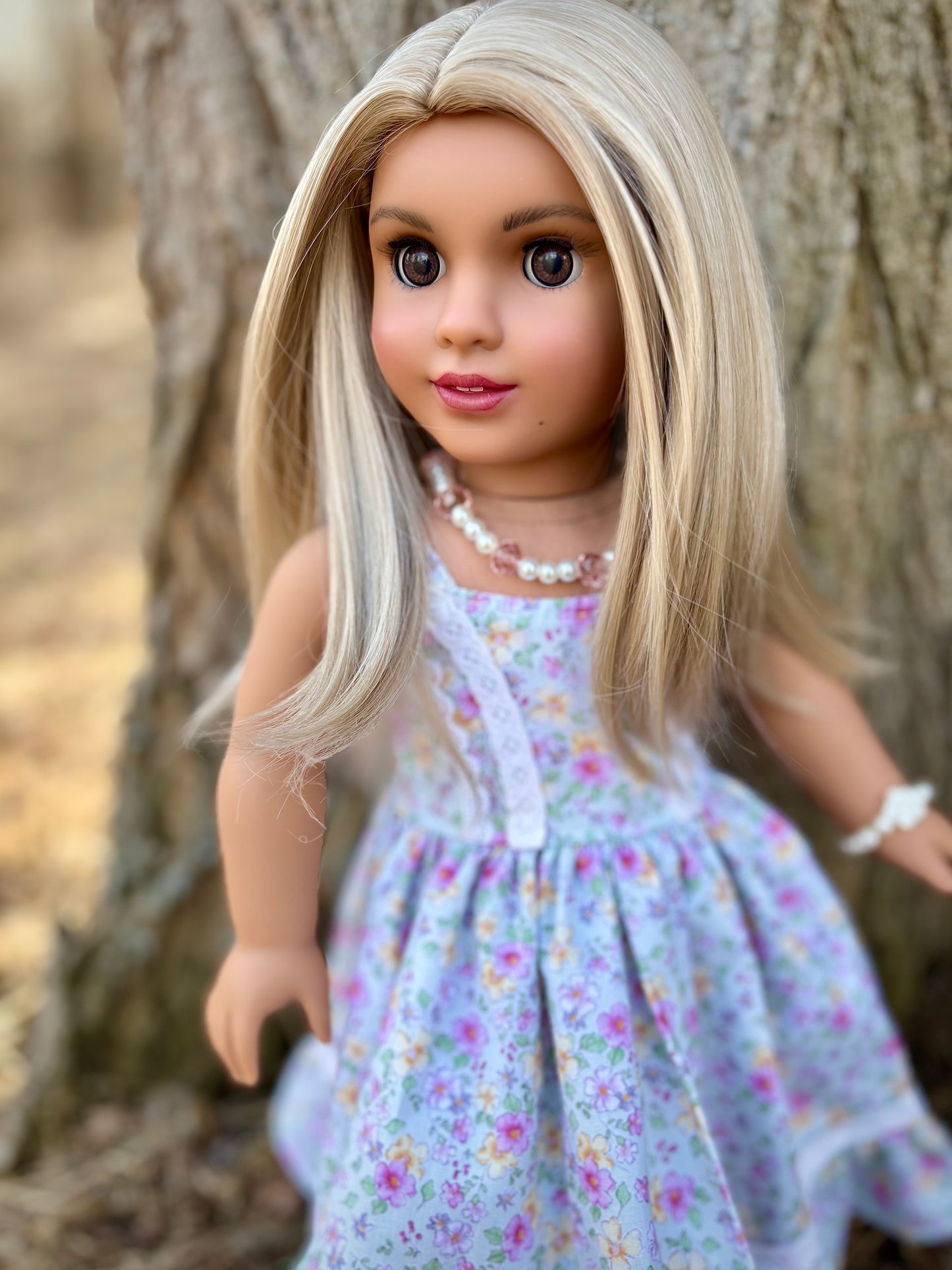 Hand Painted Custom American Girl Doll Romy