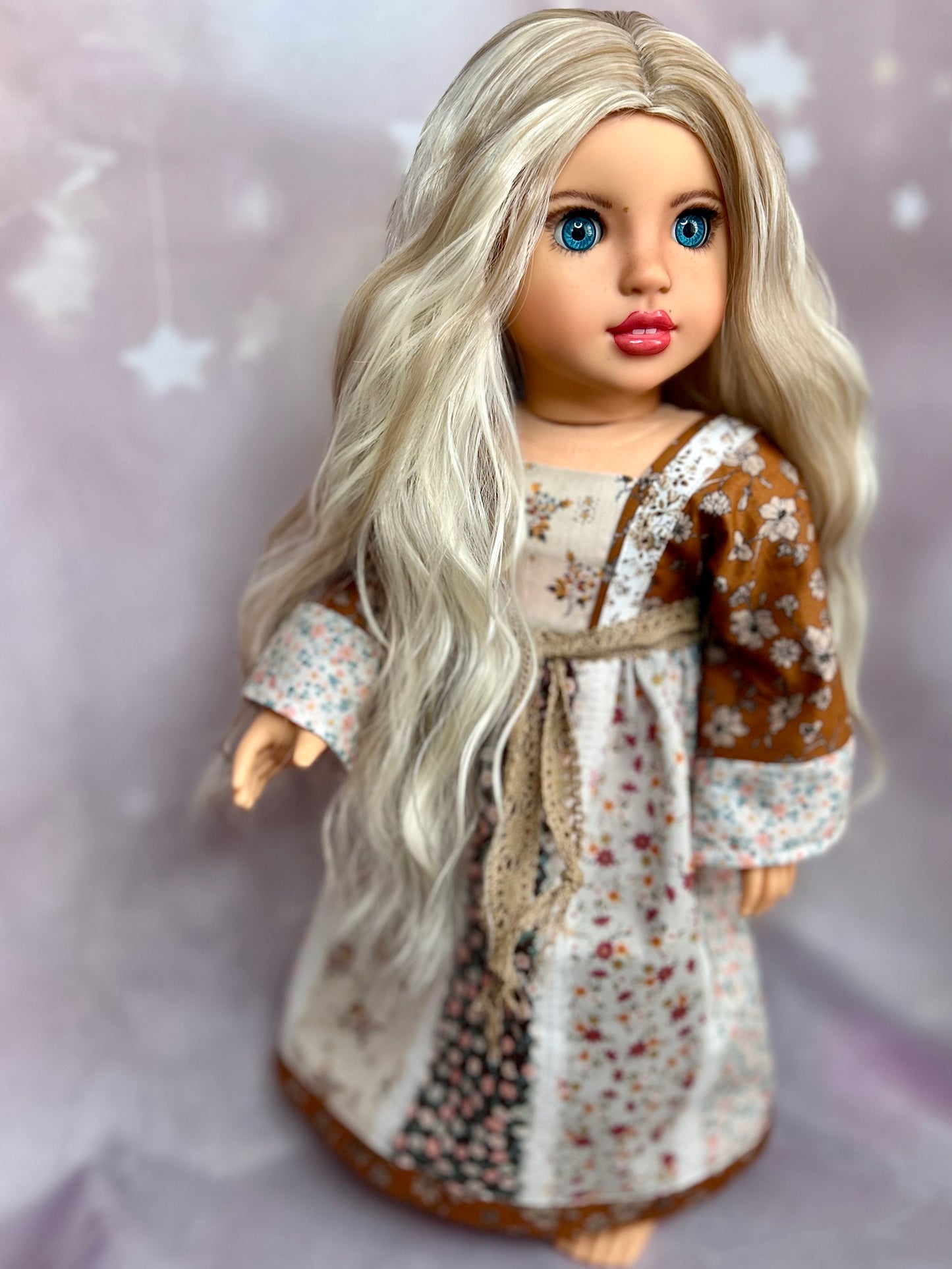 Moonlit Frost 10-11 Wig for 18” Doll