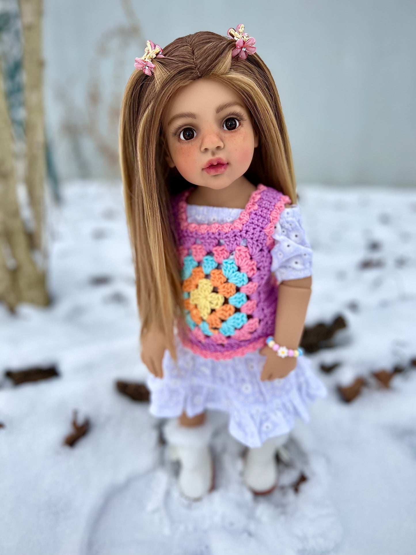 Hand Painted Custom Gotz Happy Kidz Doll Nora (Greta)