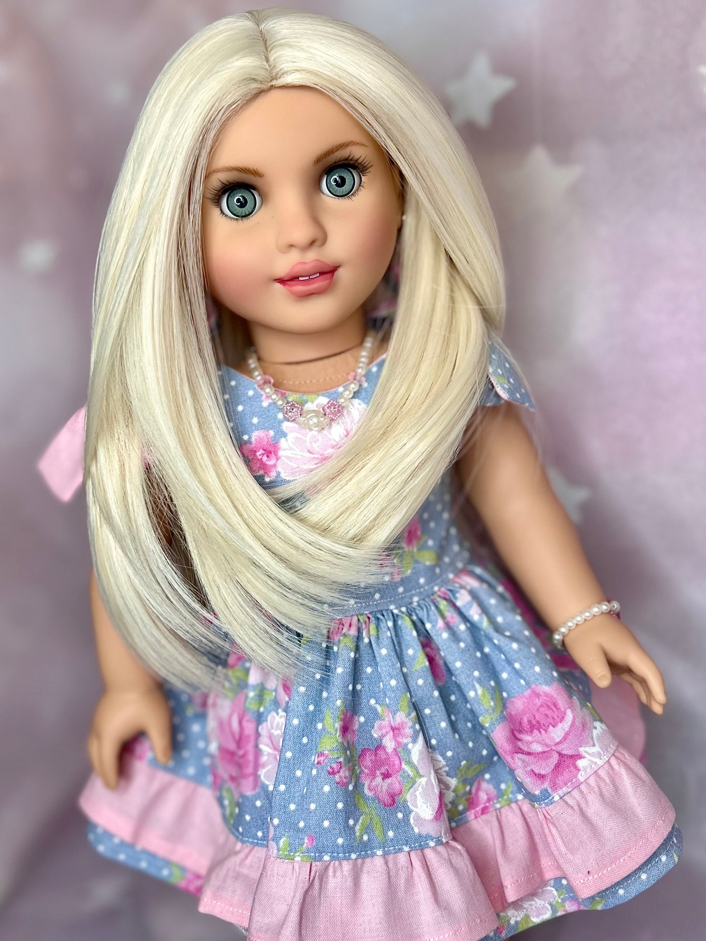 Blonde 10-11 Layered Wig for 18” Dolls