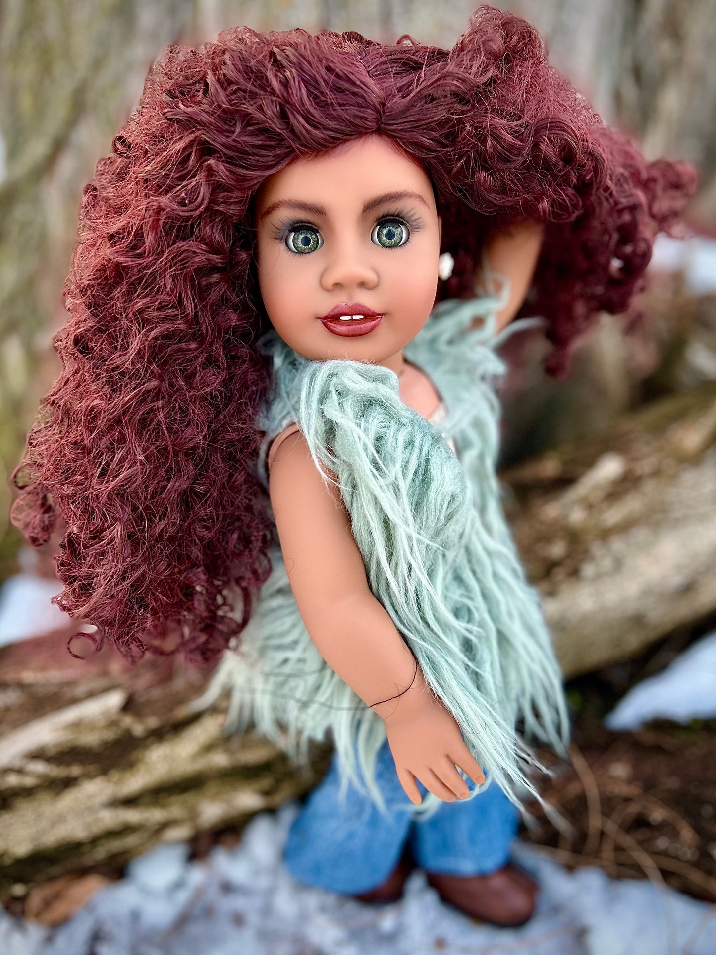 Hand Painted Custom American Girl Doll Kamaria