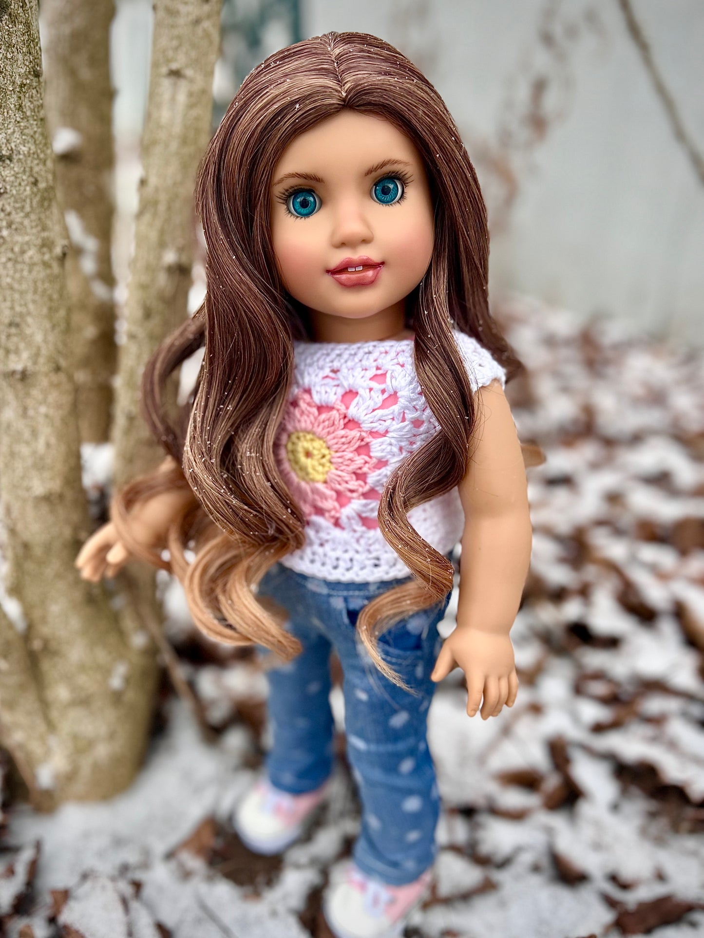 Hand Painted Custom American Girl Doll Eloise