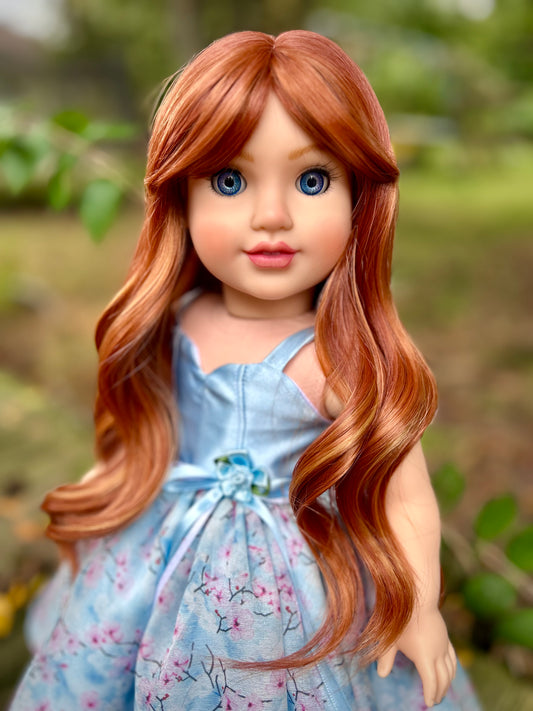 Tropical Sunrise 10-11 Layered Wig for 18” Dolls