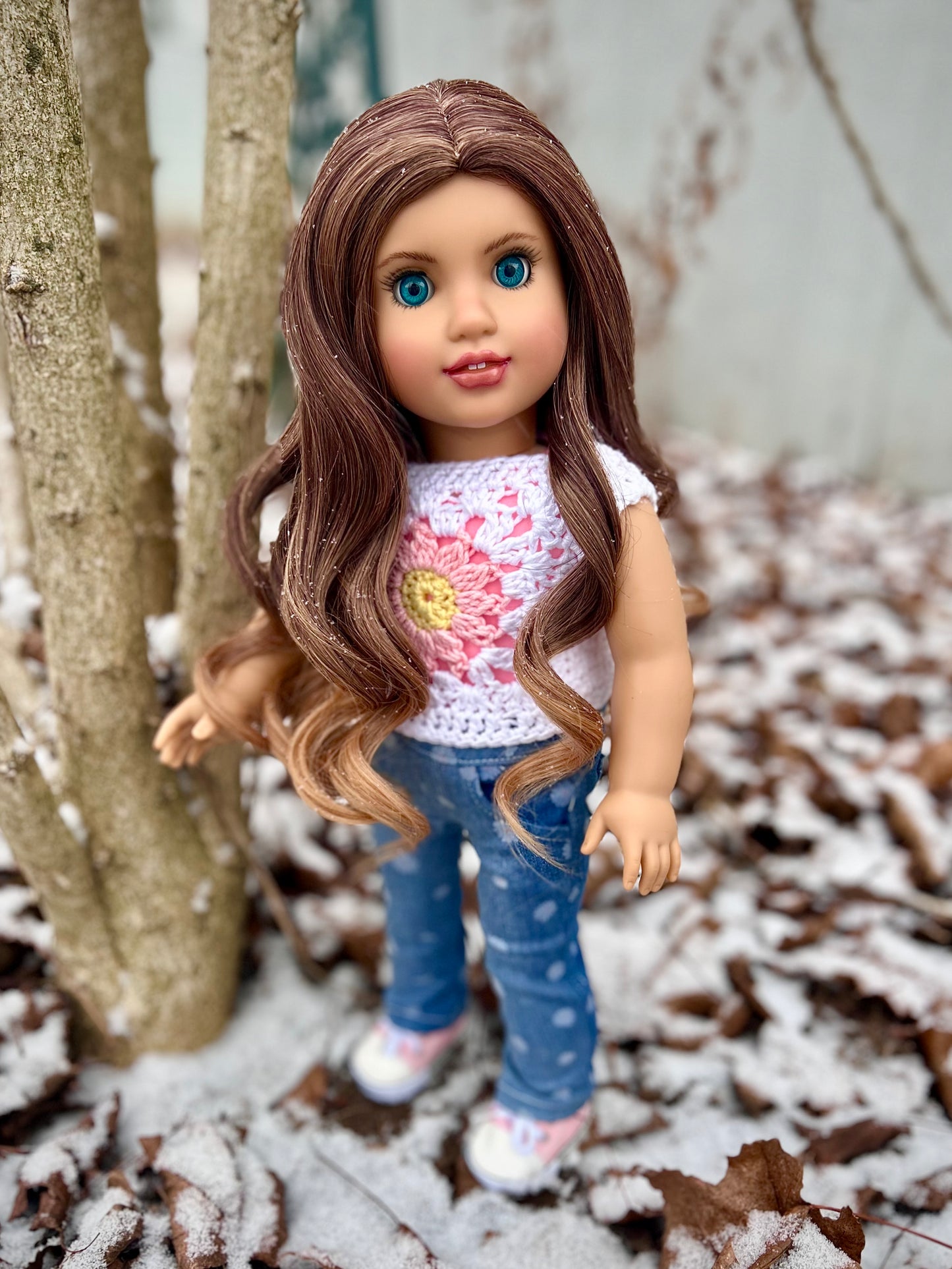 Hand Painted Custom American Girl Doll Eloise