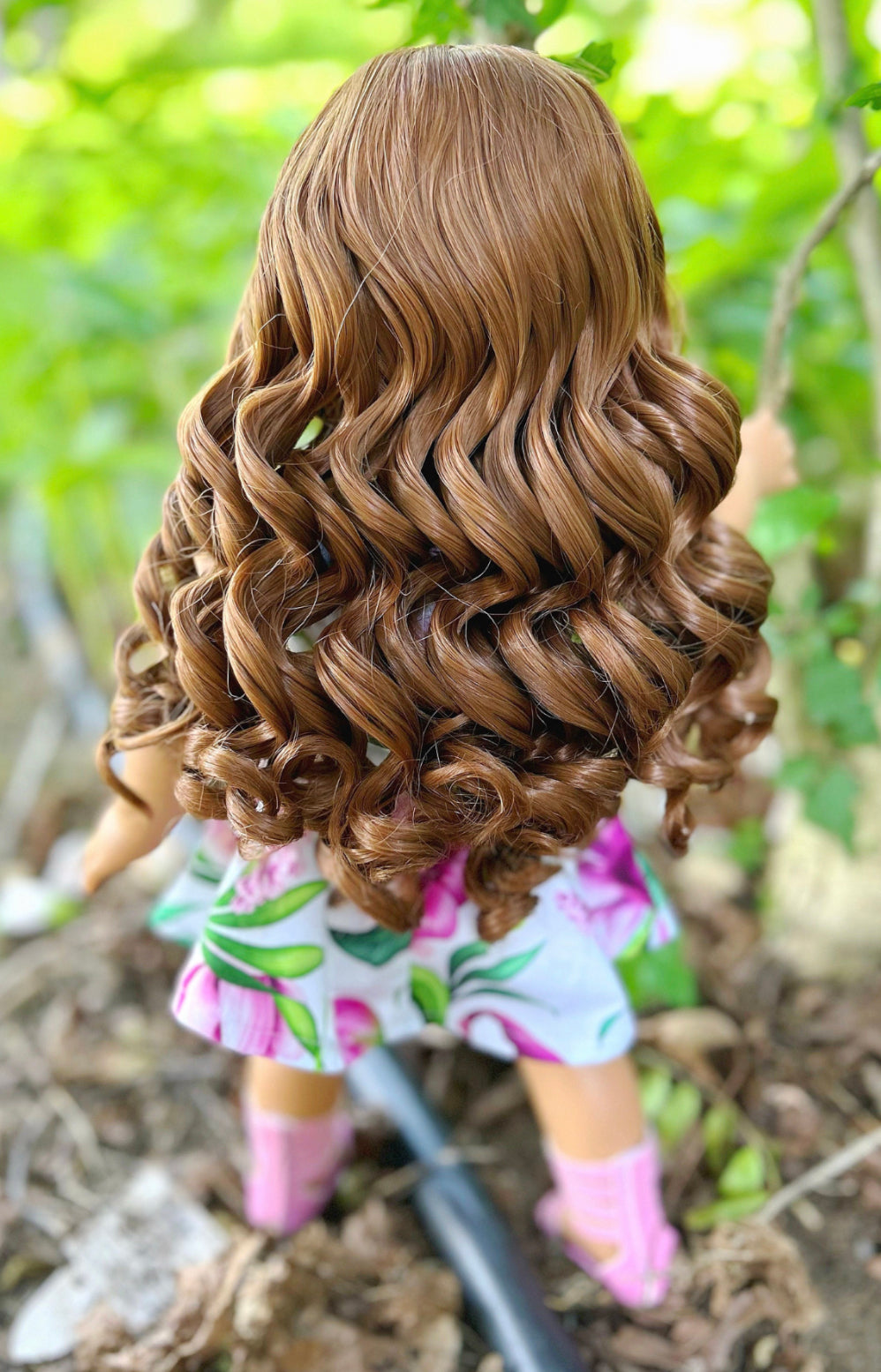 Brown Jasper Wig Size 10-11 for 18” Dolls