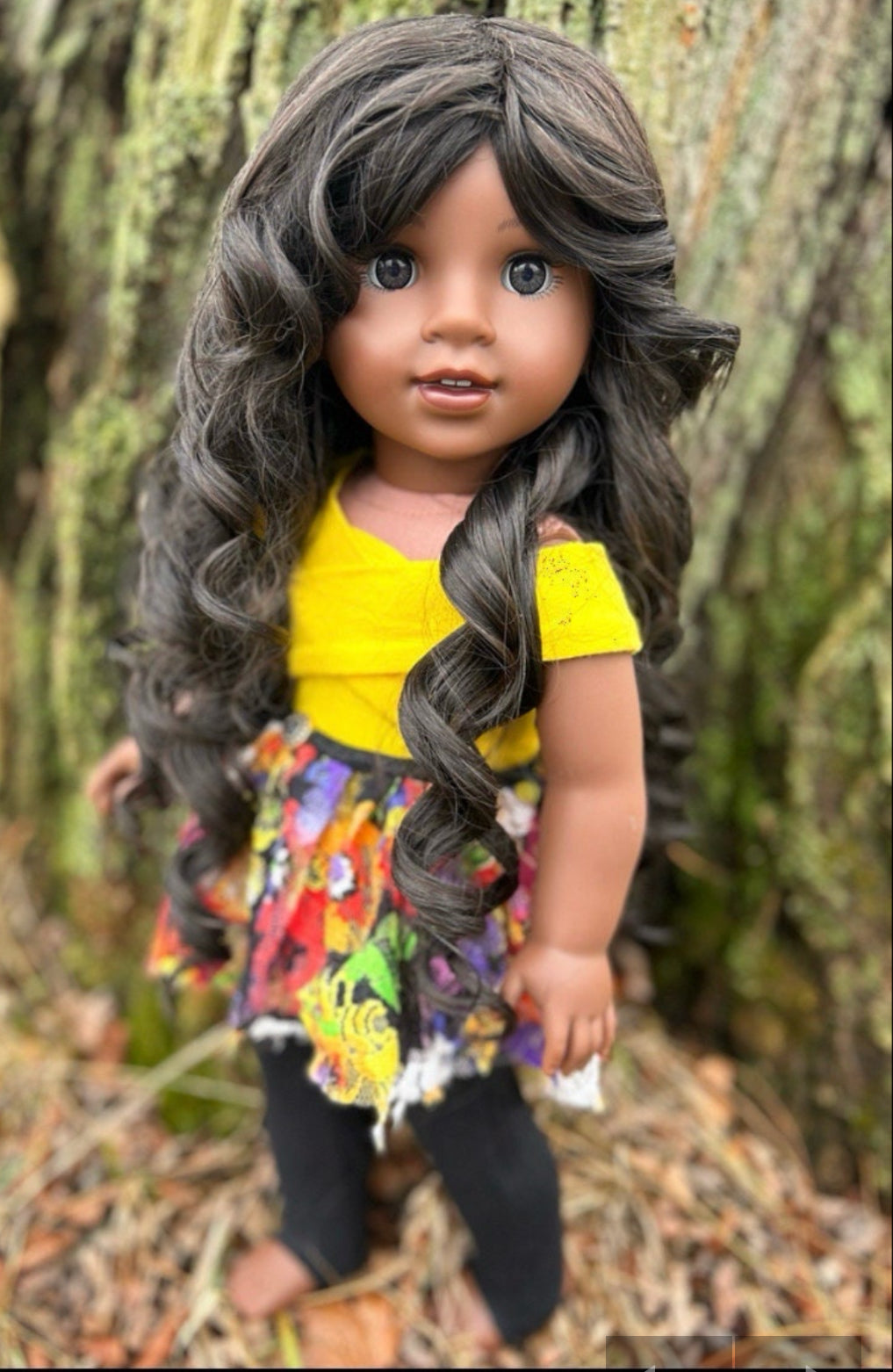 Black Onyx 10-11 Wig for 18” Dolls