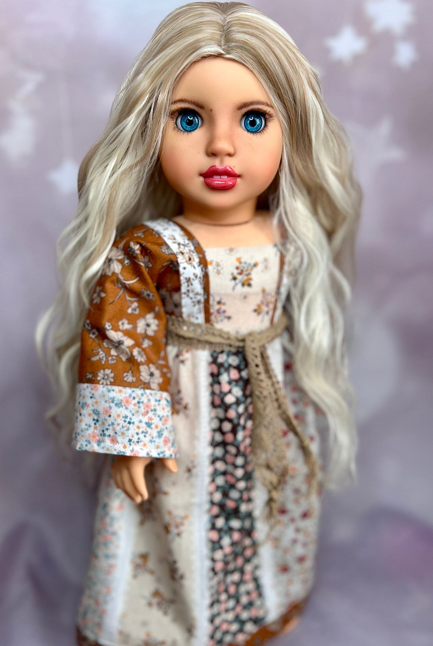 Moonlit Frost 10-11 Wig for 18” Doll