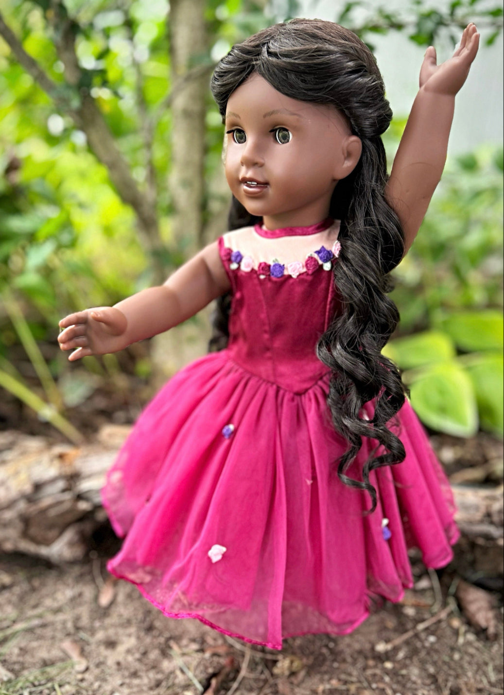 Black Onyx 10-11 Wig for 18” Dolls