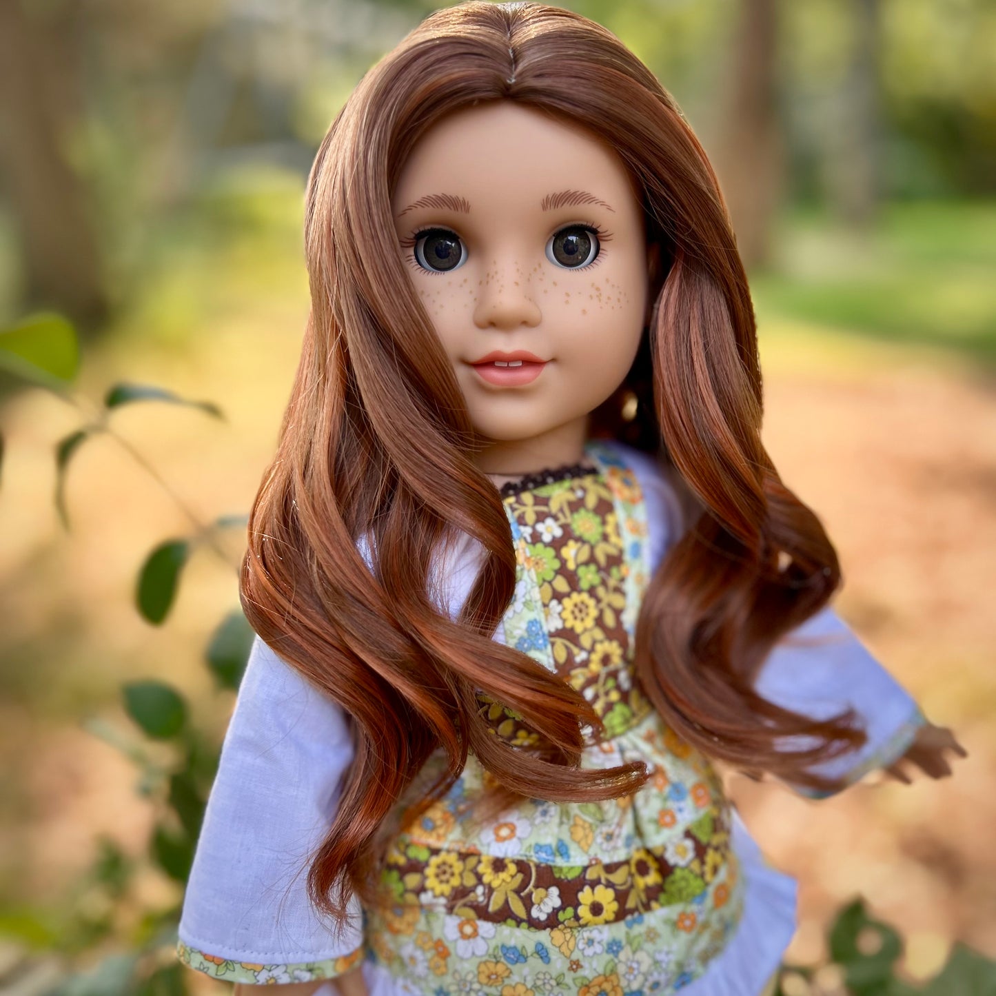 Peach Pumpkin 10-11 Wig for 18”