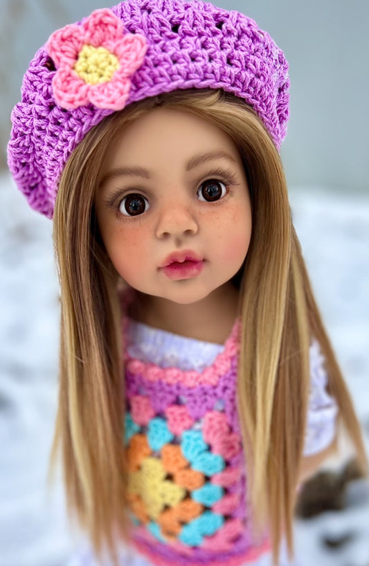 Hand Painted Custom Gotz Happy Kidz Doll Nora (Greta)