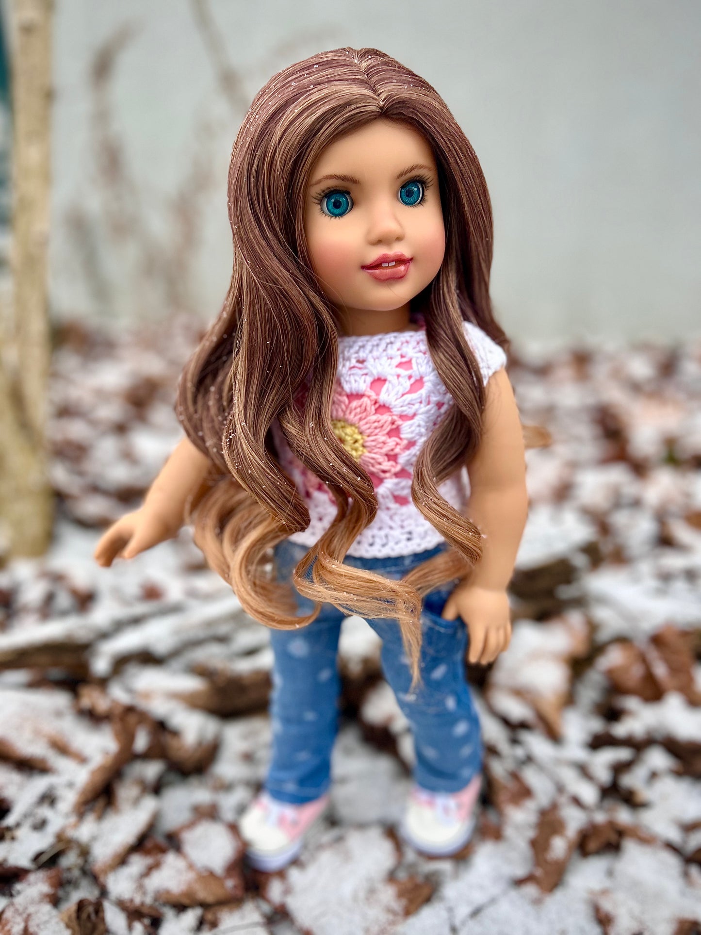 Hand Painted Custom American Girl Doll Eloise