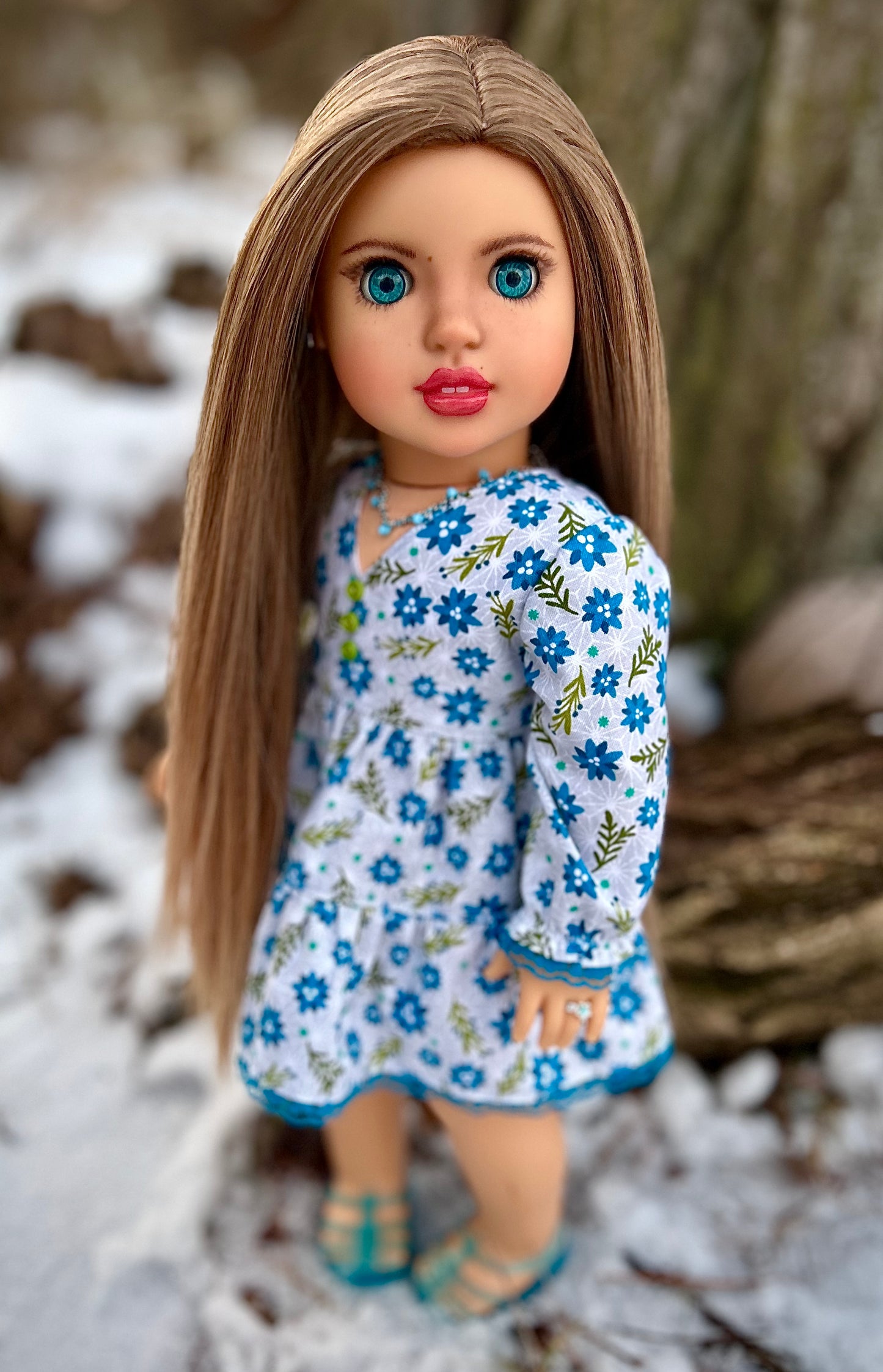 Hand Painted Custom American Girl Doll Eira