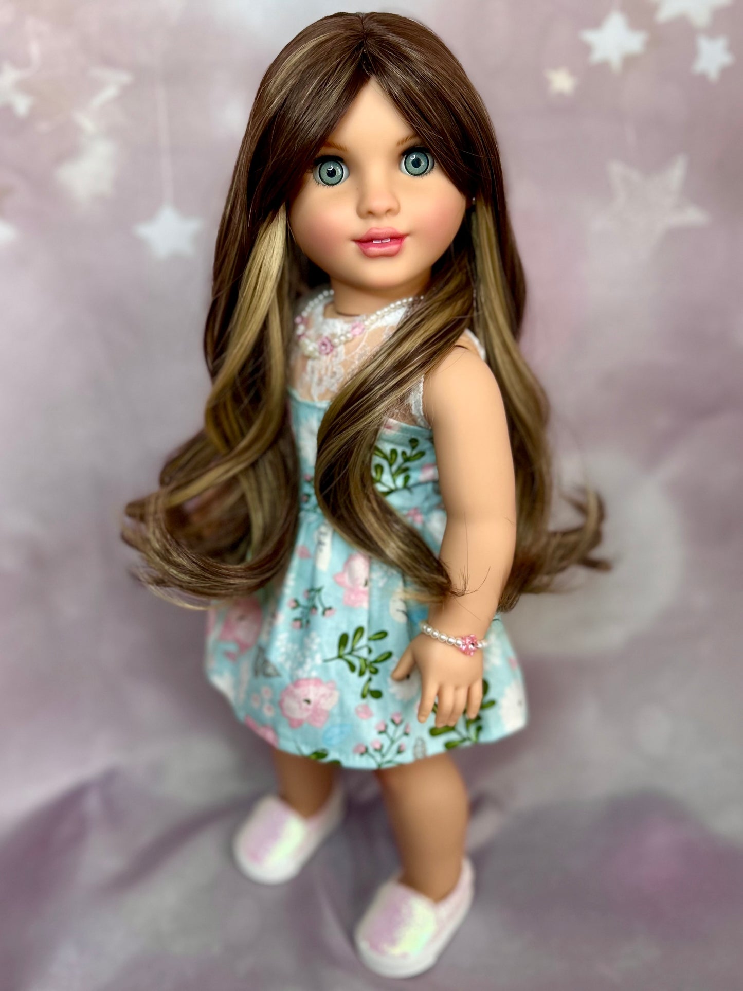 Teddy Bear 10-11 Fringe Wig for 18” Doll
