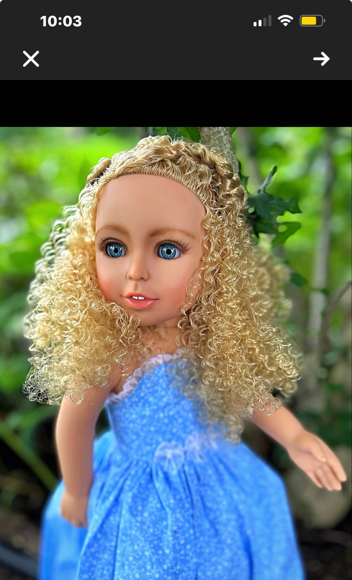 Hand Painted Adora Amazing Girls 18” Doll Sophia Becomes Anastasia
