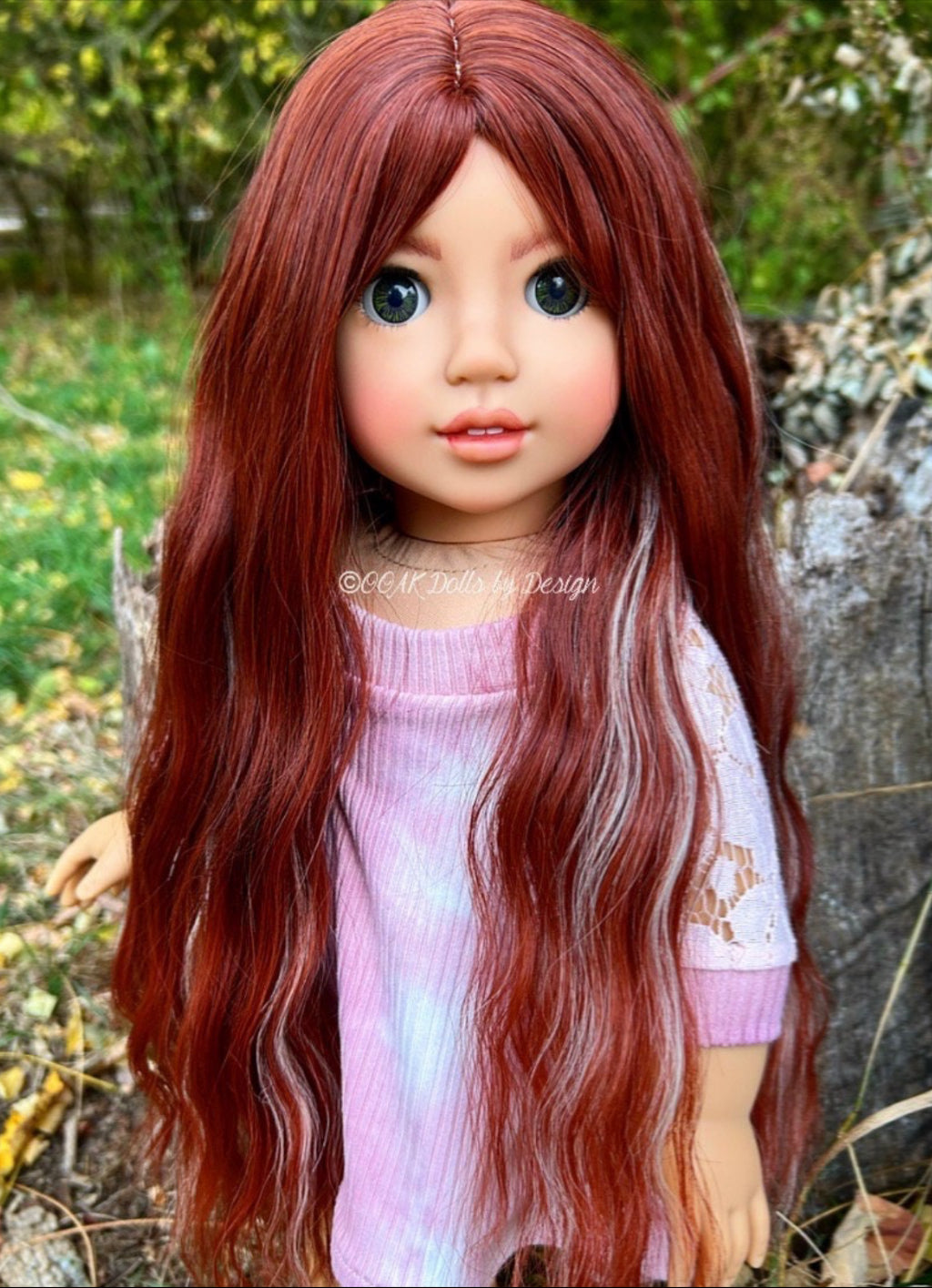 Mookaite Jasper 10-11 Wig for 18” Dolls