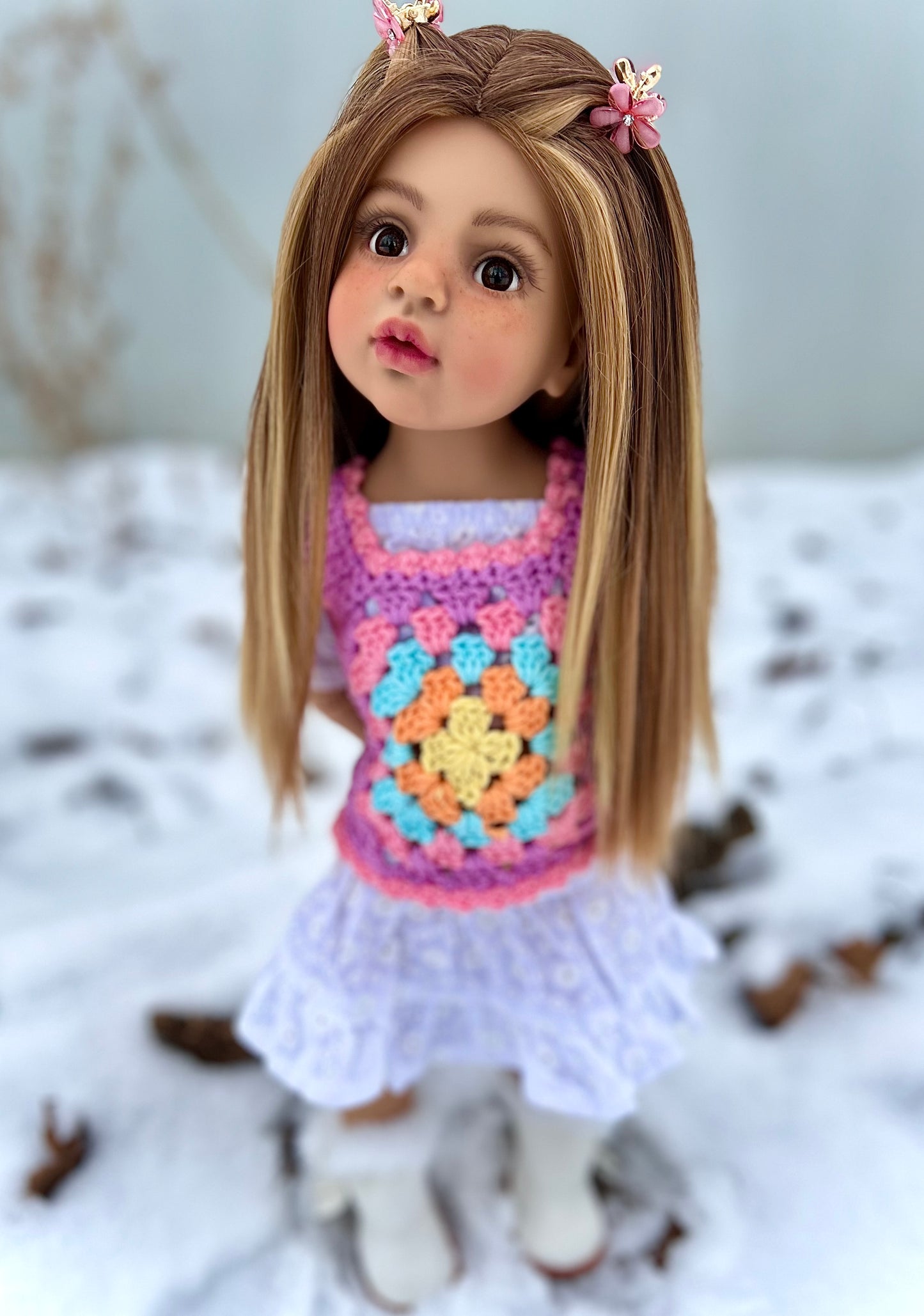 Hand Painted Custom Gotz Happy Kidz Doll Nora (Greta)