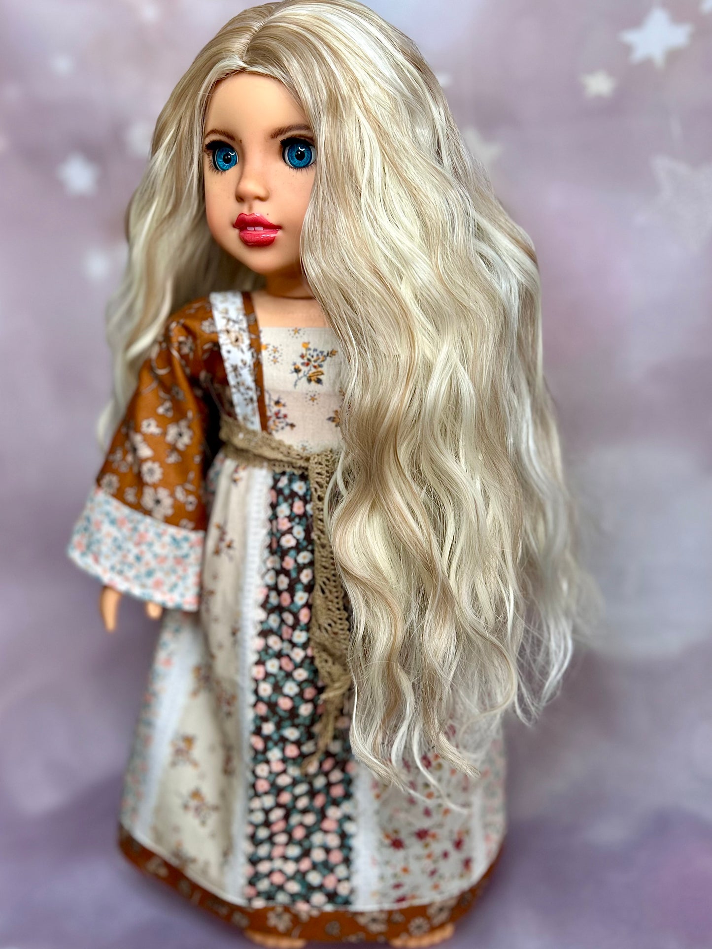 Moonlit Frost 10-11 Wig for 18” Doll