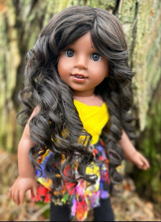 Black Onyx 10-11 Wig for 18” Dolls
