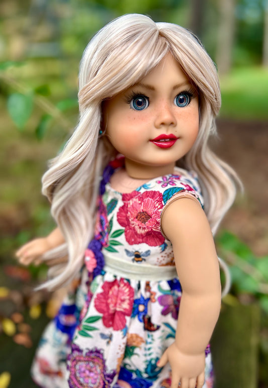 Vanilla Bean 10-11 Layered Wig for 18” Dolls
