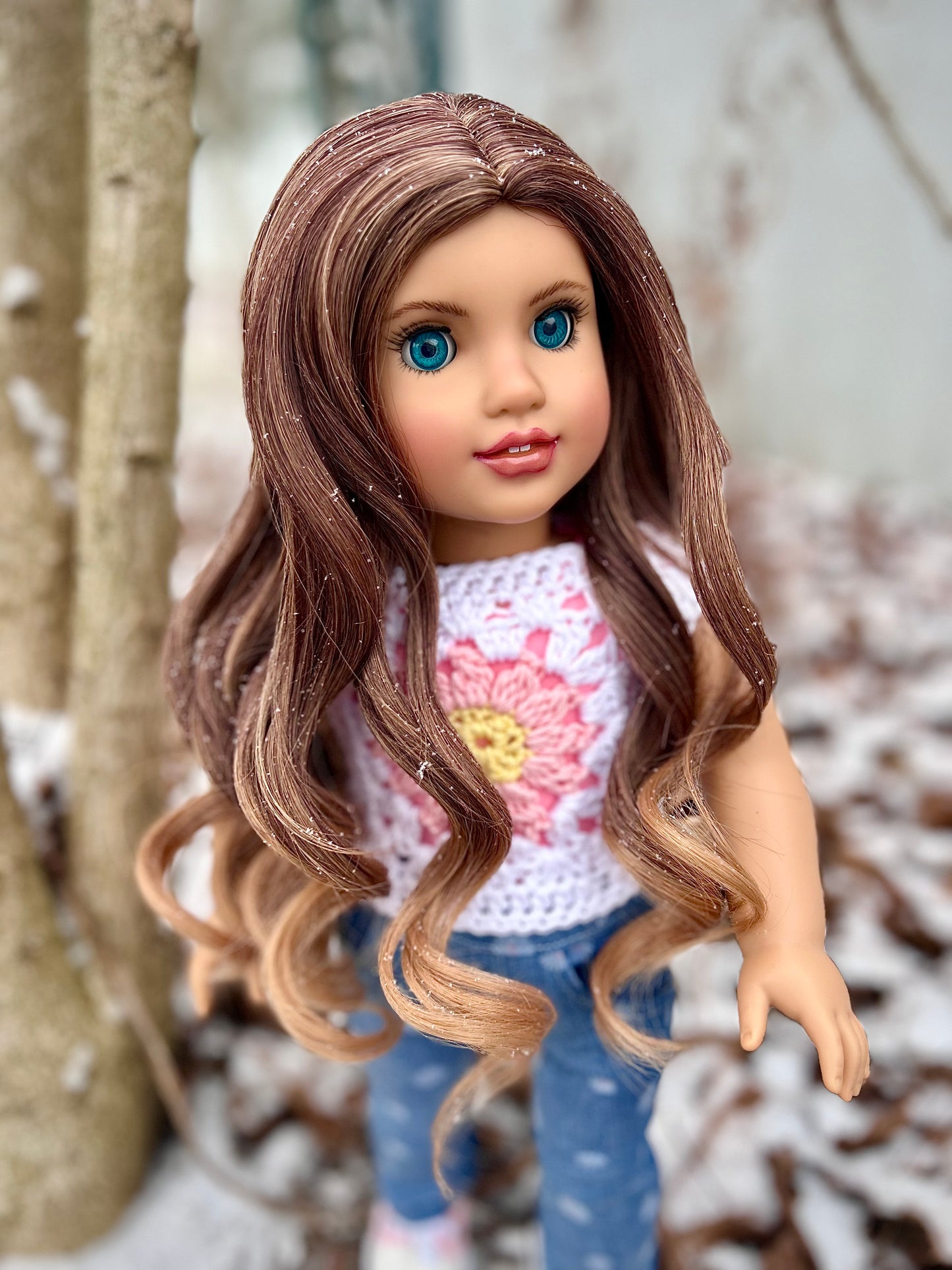 Hand Painted Custom American Girl Doll Eloise