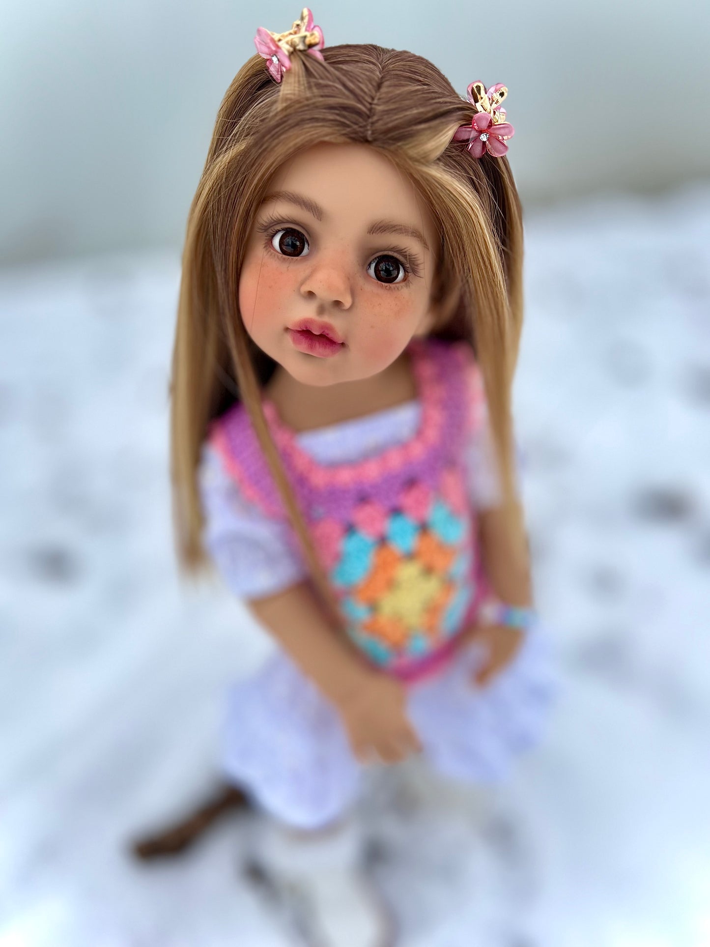 Hand Painted Custom Gotz Happy Kidz Doll Nora (Greta)