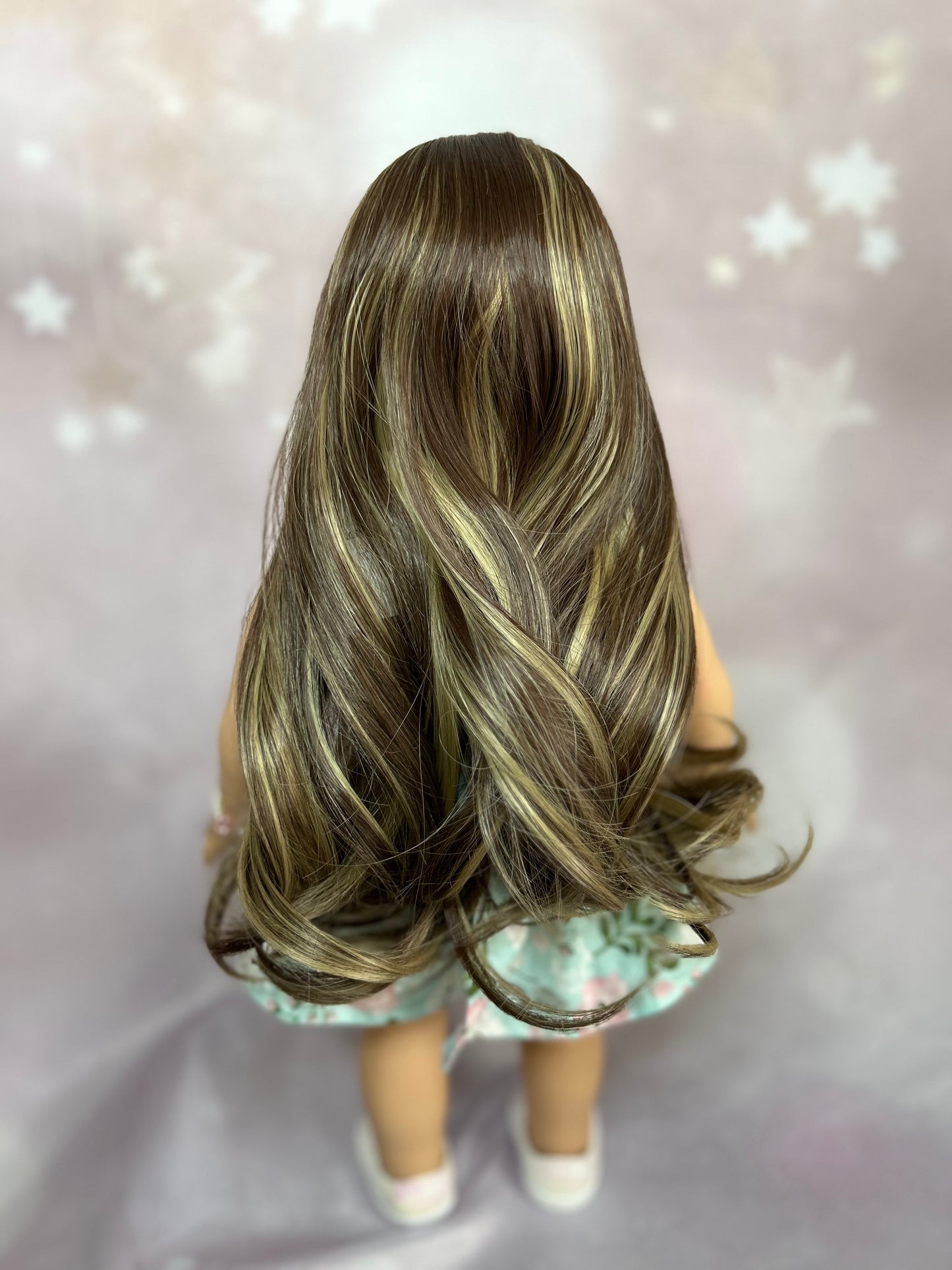 Teddy Bear 10-11 Fringe Wig for 18” Doll