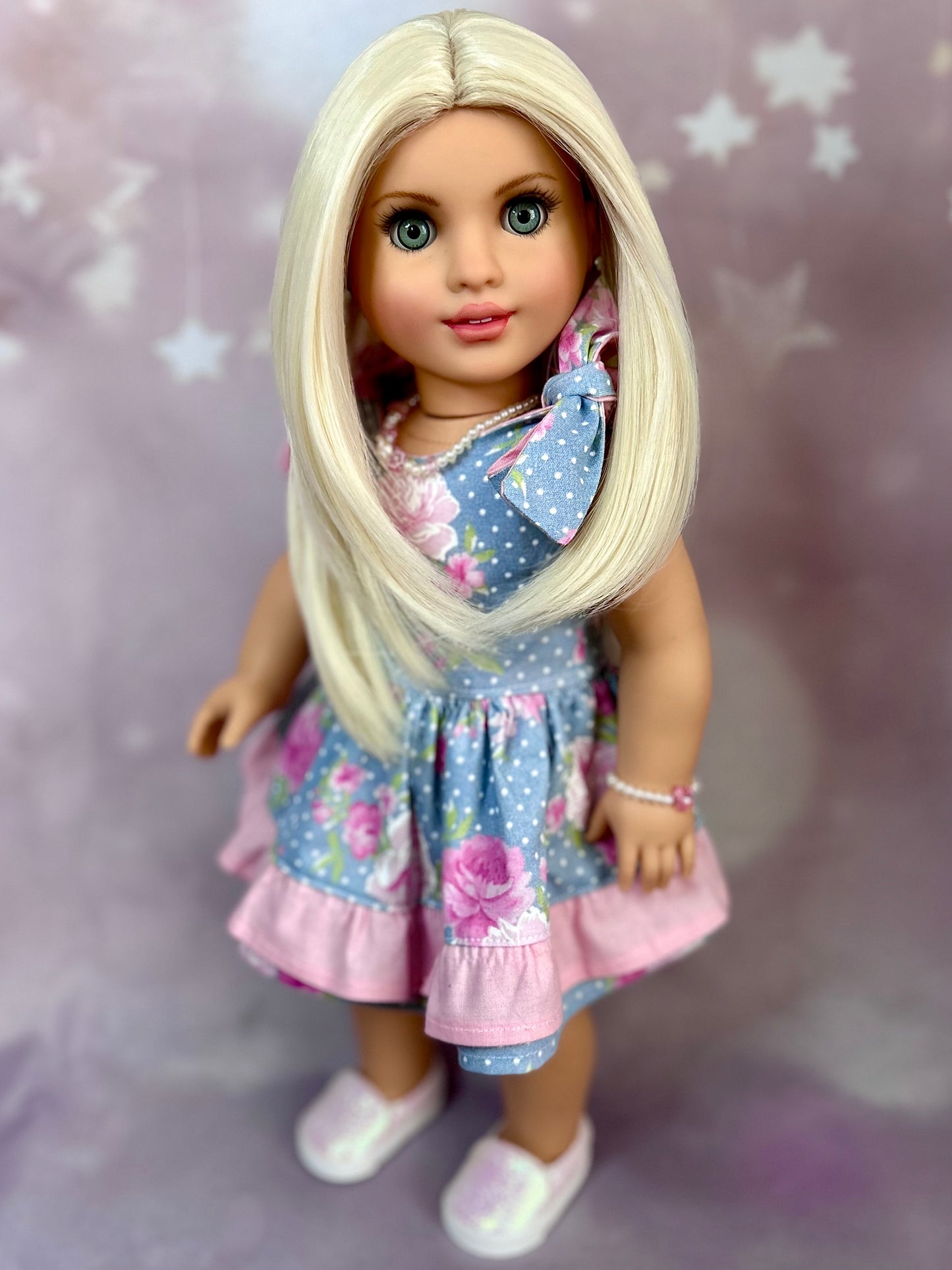 Blonde 10-11 Layered Wig for 18” Dolls