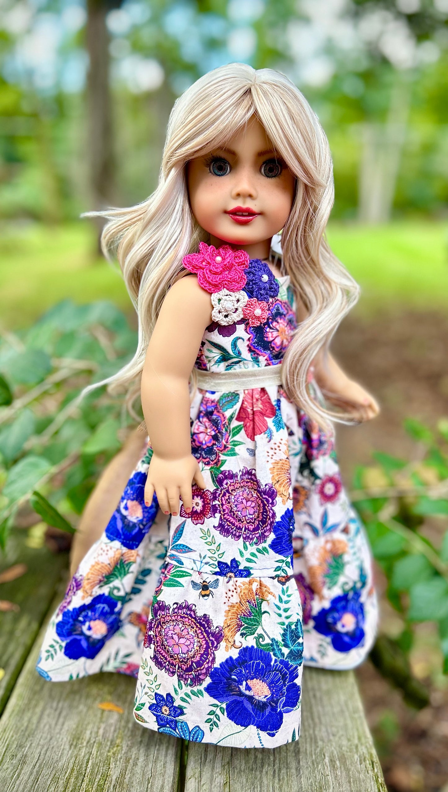 Vanilla Bean 10-11 Layered Wig for 18” Dolls