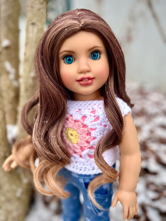 Hand Painted Custom American Girl Doll Eloise