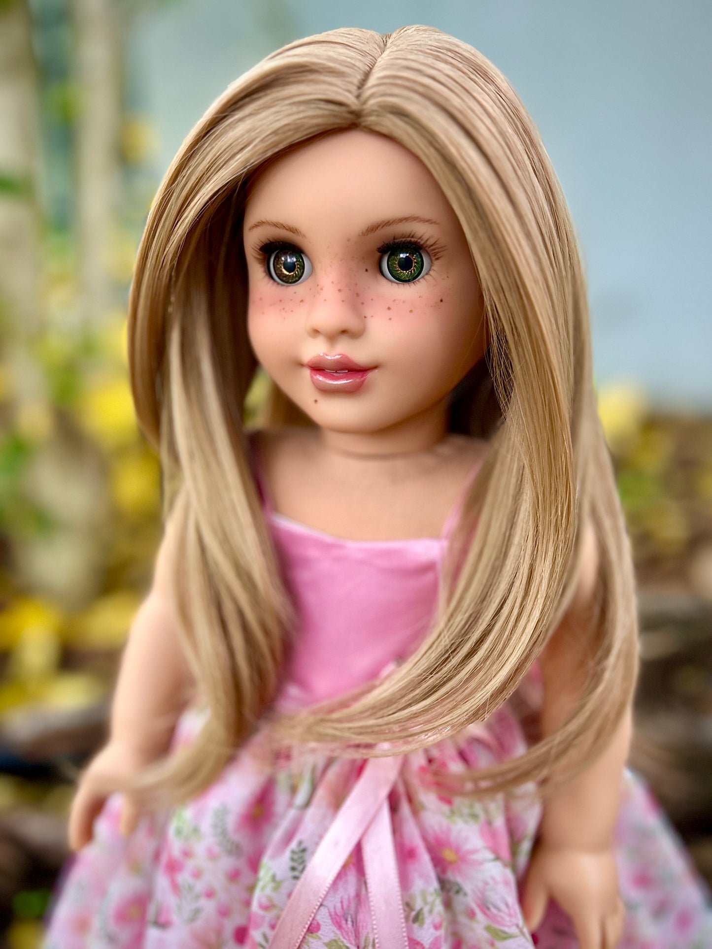 Hand Painted Custom American Girl Doll Colette
