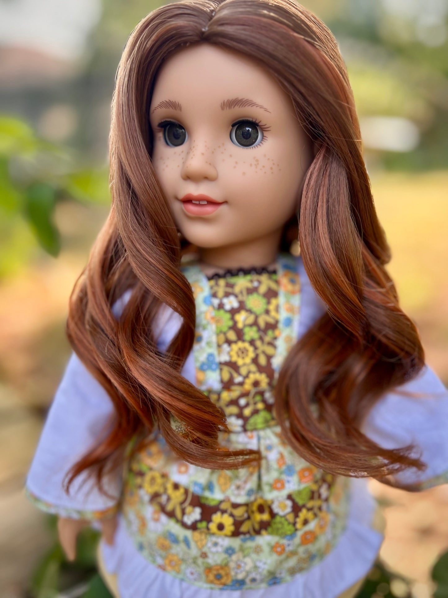Peach Pumpkin 10-11 Wig for 18”