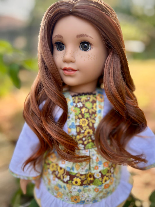 Peach Pumpkin 10-11 Wig for 18”