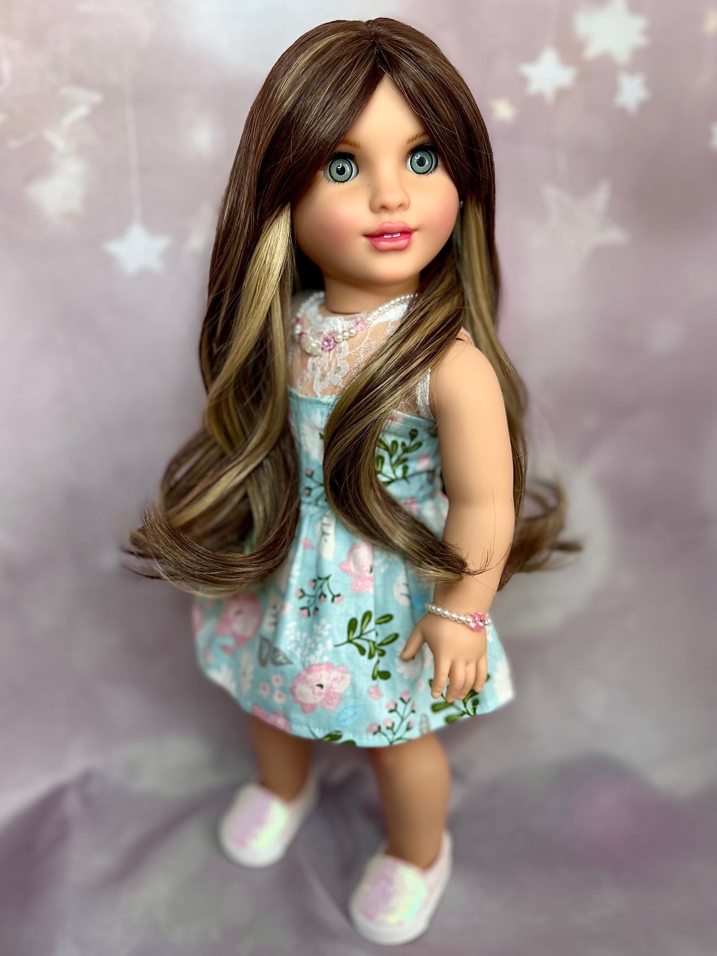 Teddy Bear 10-11 Fringe Wig for 18” Doll