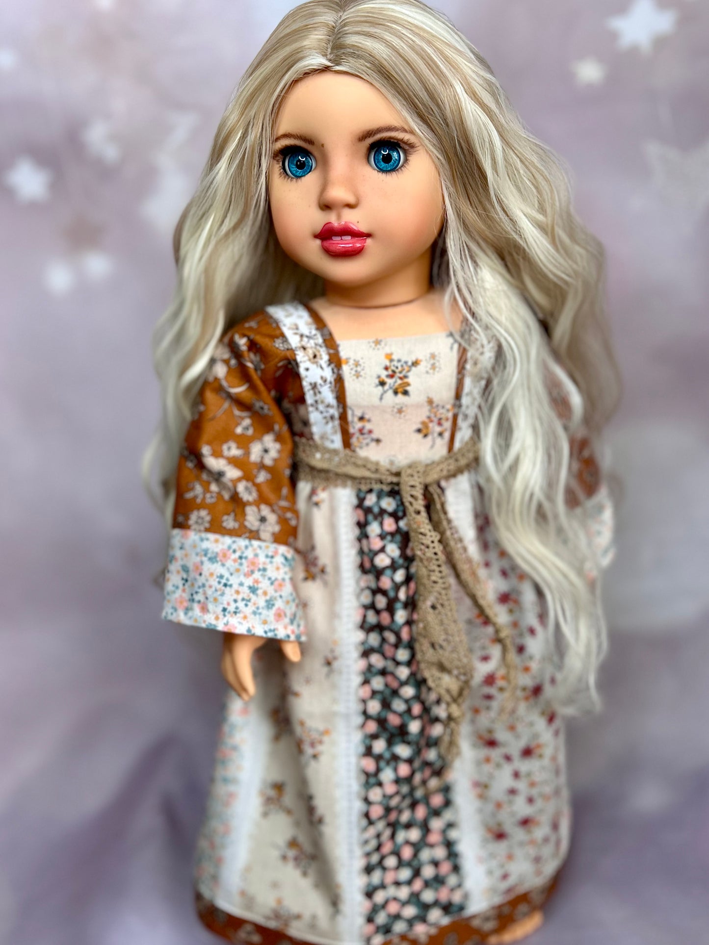 Moonlit Frost 10-11 Wig for 18” Doll