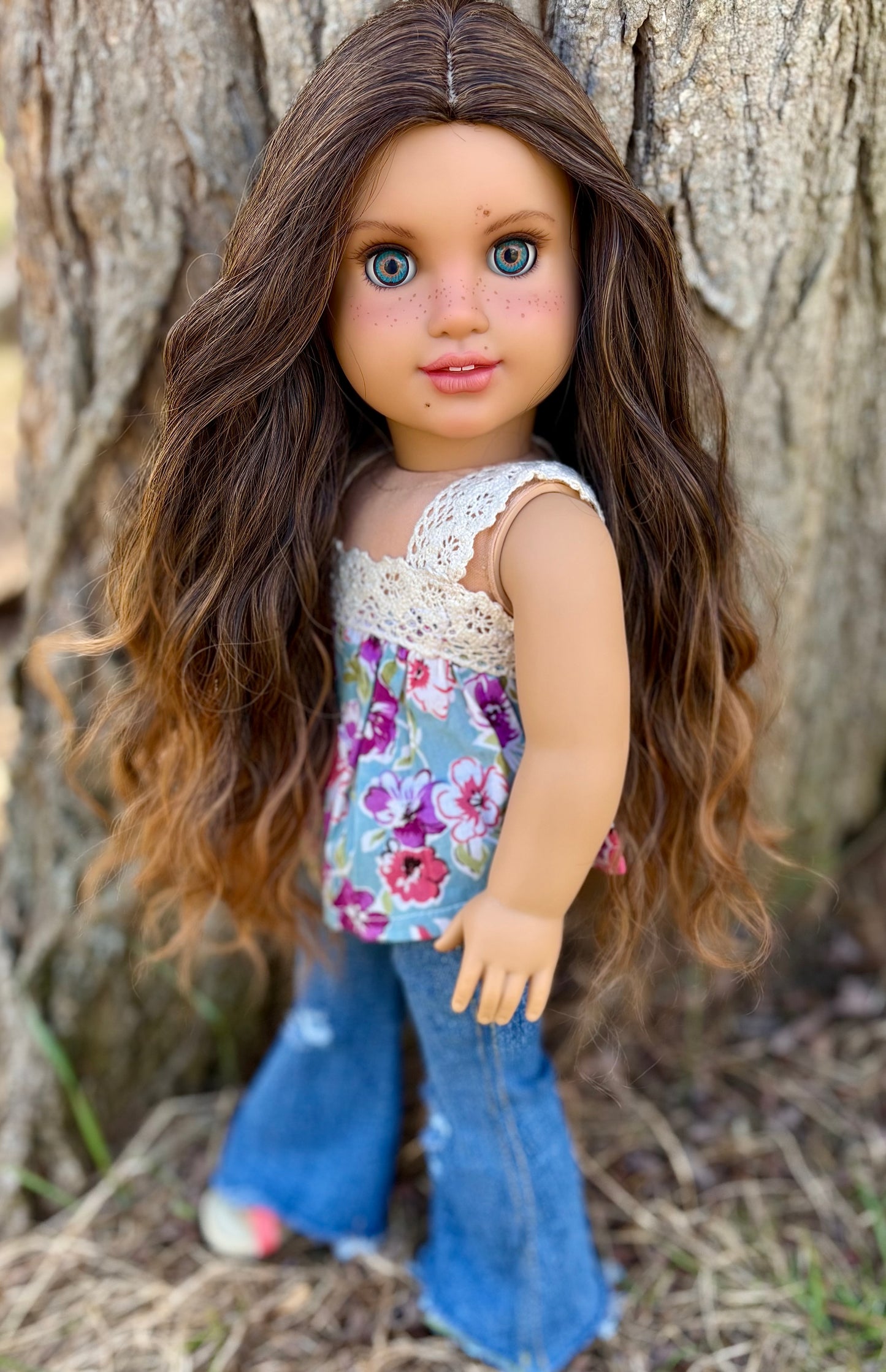 Hand Painted Custom American Girl Doll Elissa