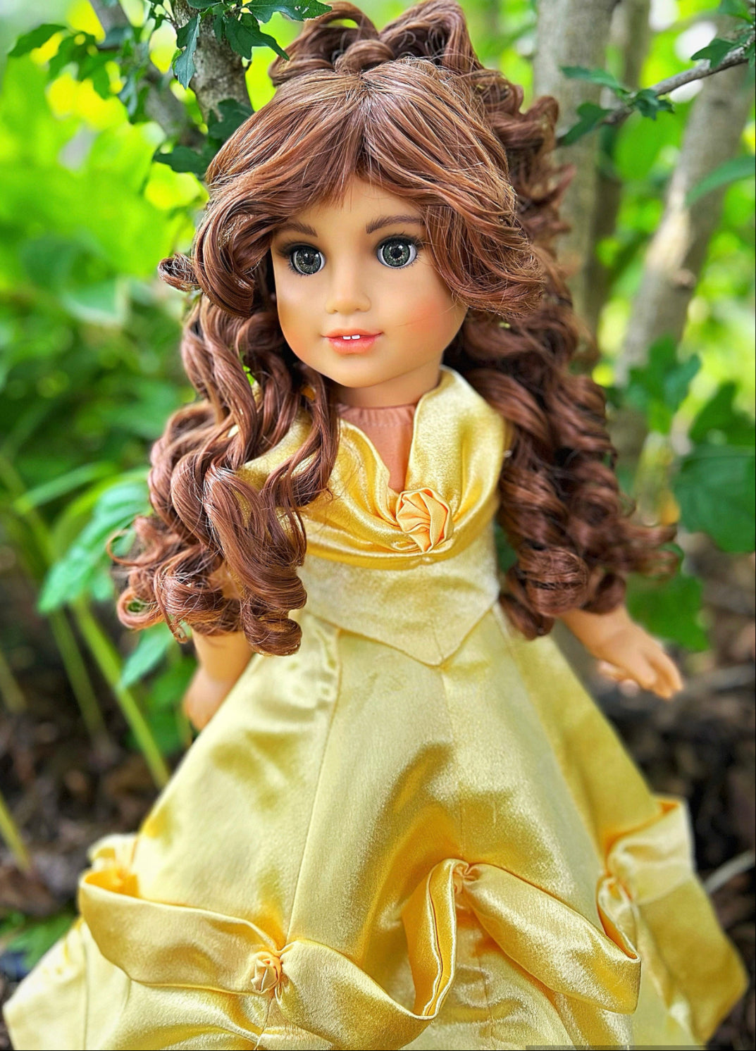 Brown Jasper Wig Size 10-11 for 18” Dolls
