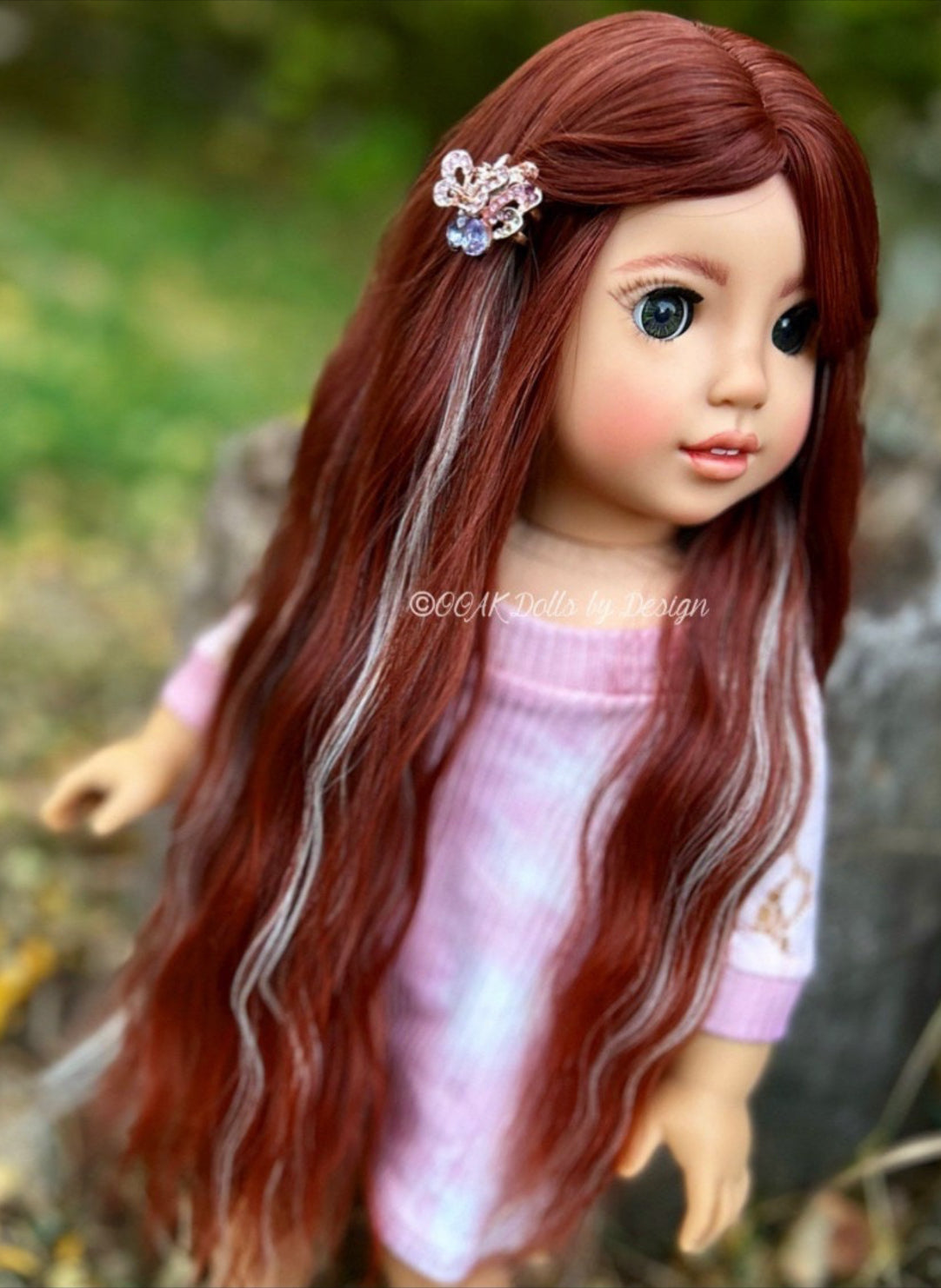 Mookaite Jasper 10-11 Wig for 18” Dolls